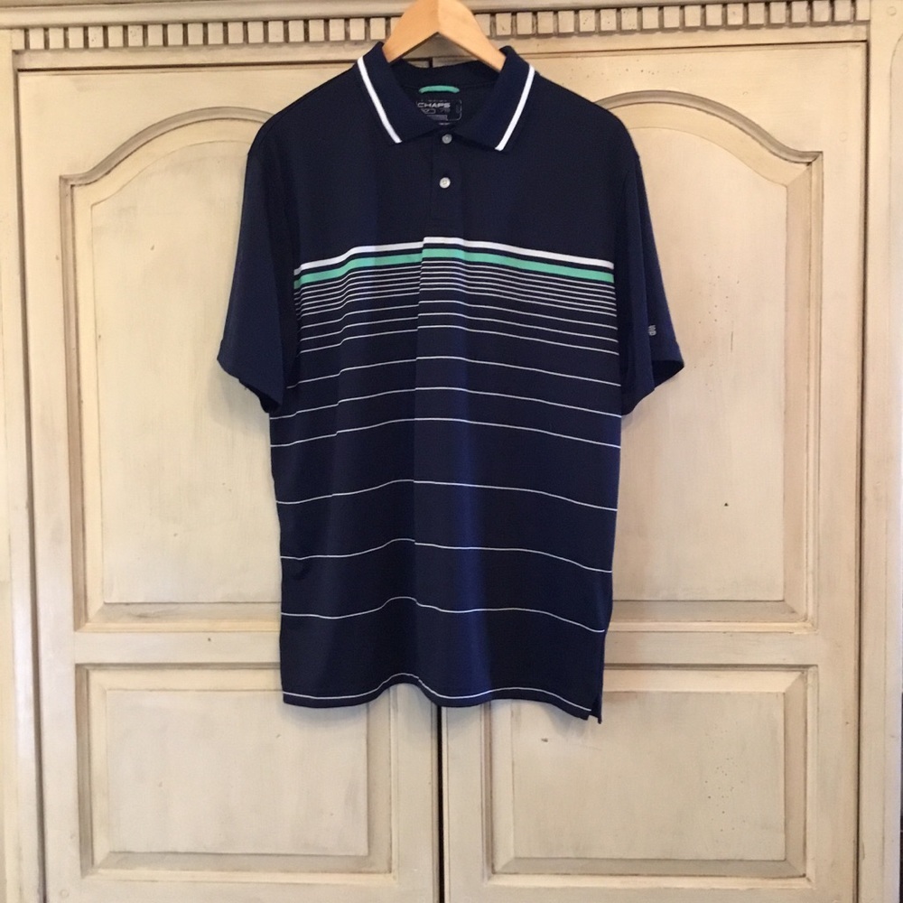 Chaps Men’s Stay Dry Golf Polo Shirt Size L
